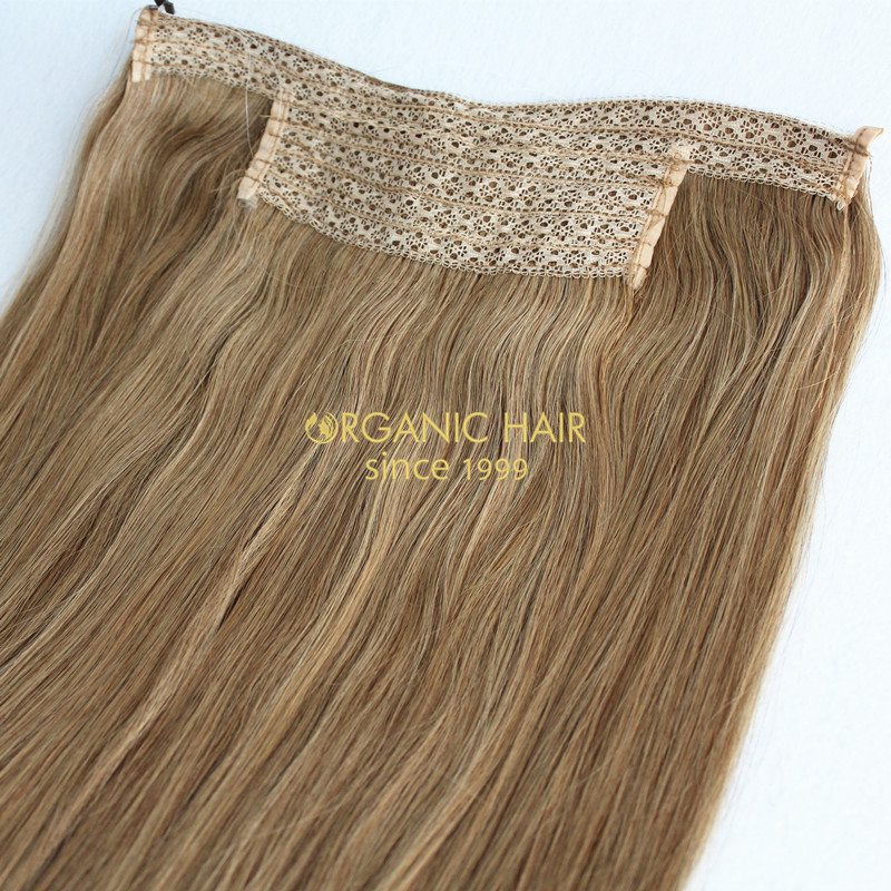 Full cuticle halo hair extensions introduce